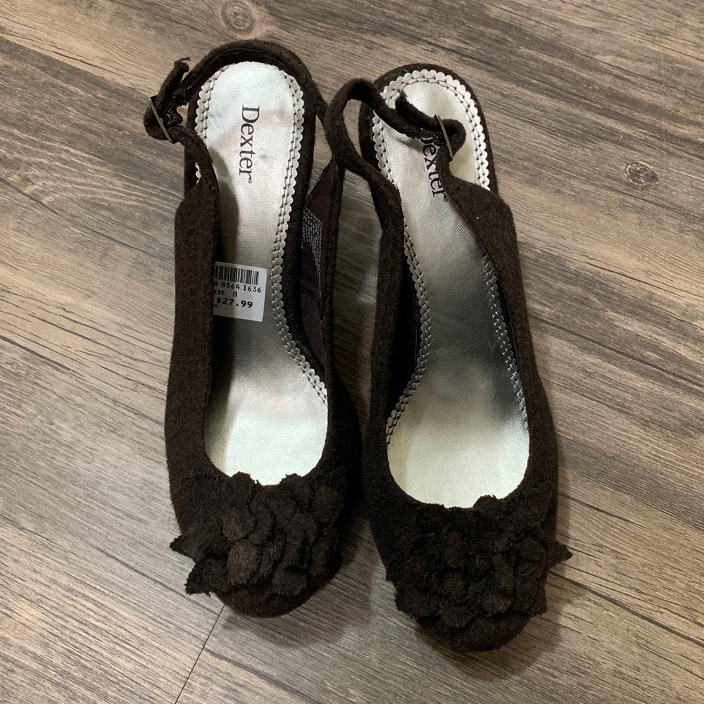Dexter Women Pencil Heels Size 8 Dark Brown Color